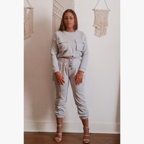 (NWT) Cargo Jogger Two-Piece Set - Picture 1 of 9